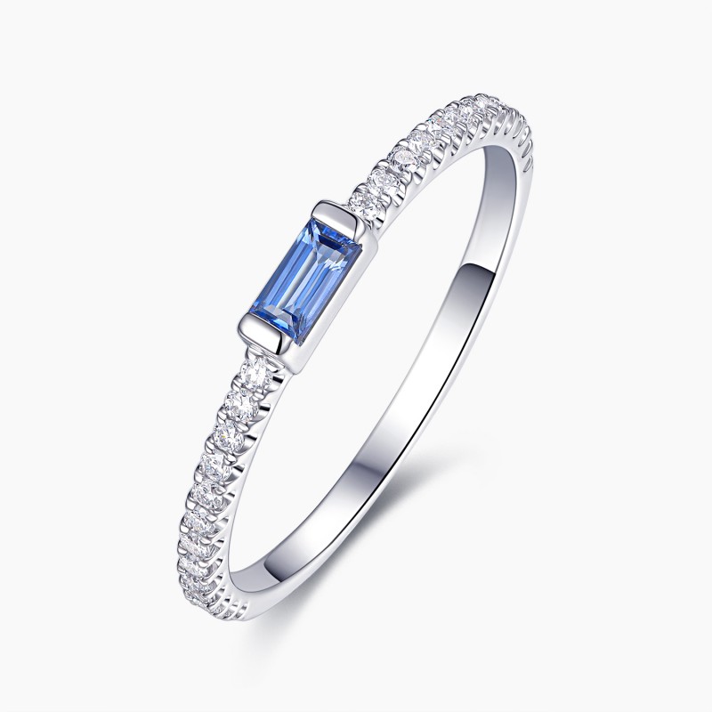 Bague LEANA Or 18 carats Saphir Bleu | Djoline Joailliers