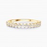 Bague ALBA Or jaune 18K et diamants | Djoline Joailliers